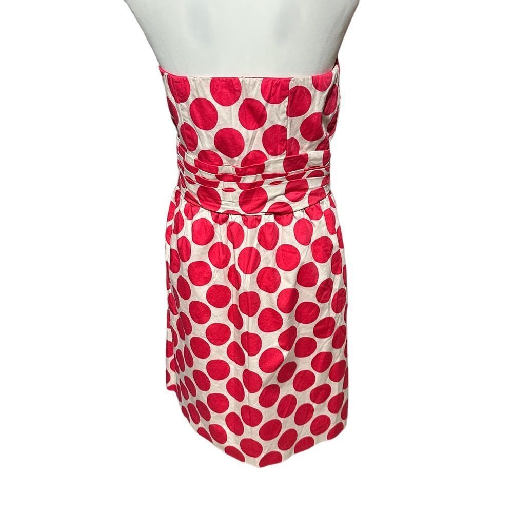The Limited Pink Polka Strapless Dot Dress Sz8 - Picture 9 of 13